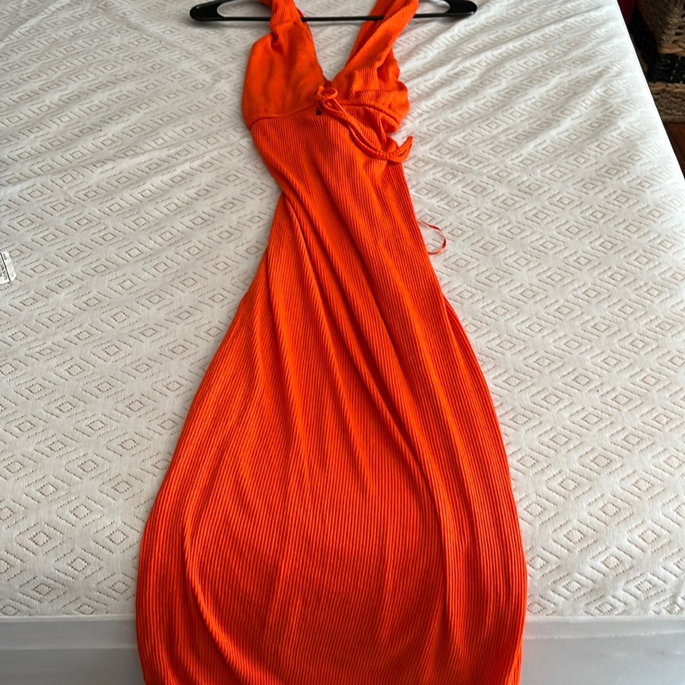 Gorgeous never worn Walter Baker maxi dress orange